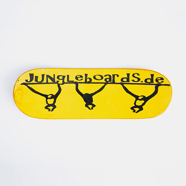 Balanceboard Viper gelb mit Schriftzug Jungleboards.de